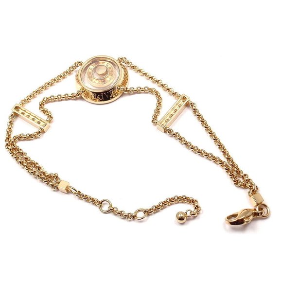 Rare! Authentic Chopard Happy Spirit Diamond Chain Bracelet - Picture 10 of 12